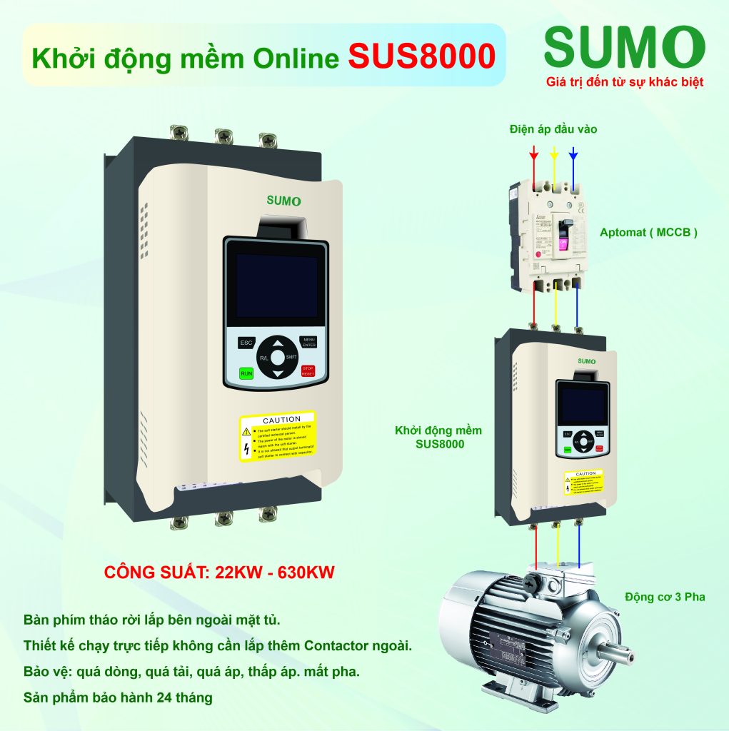 khởi động mềm SUS8000